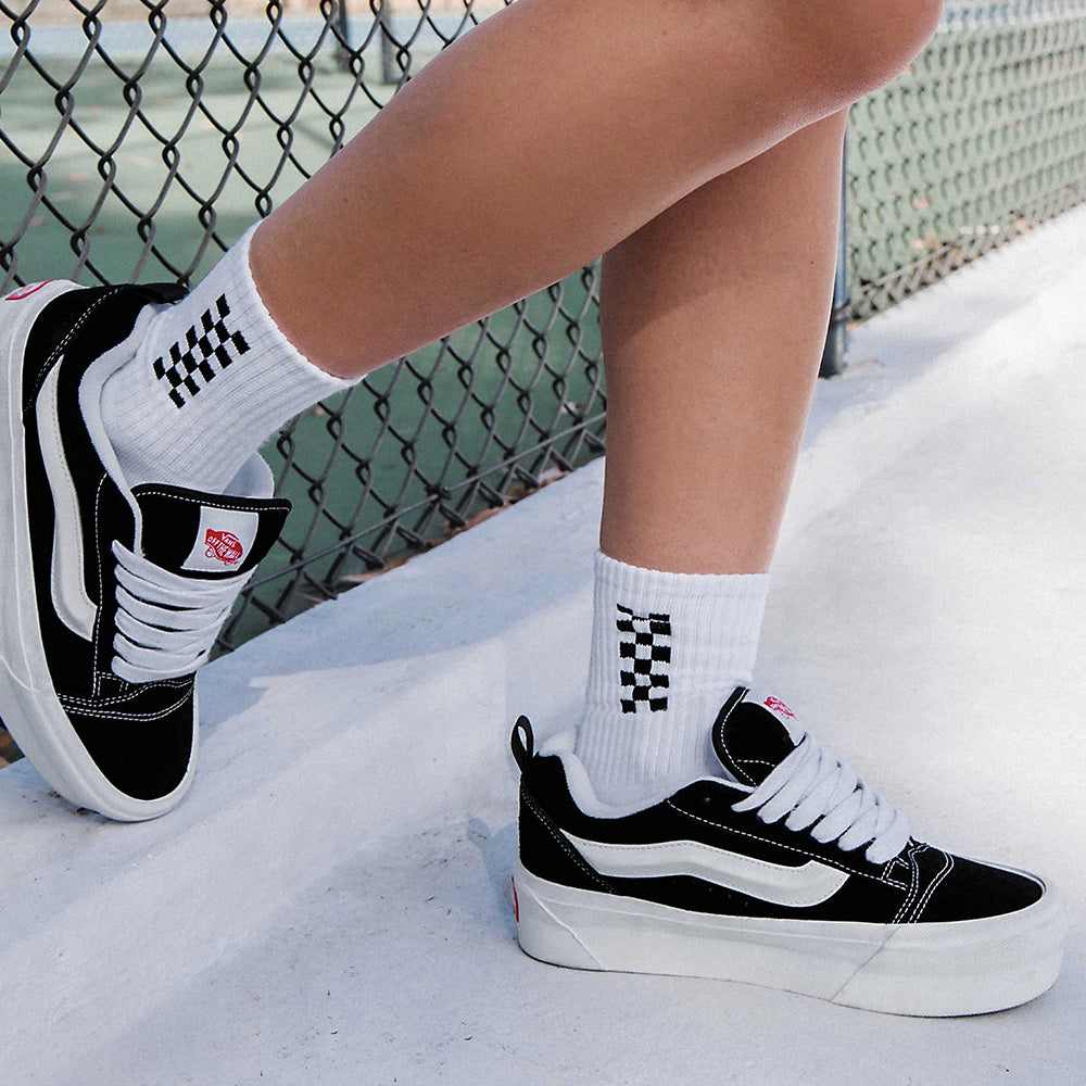 Vans Women&#39;s Knu Stack in Black/True White