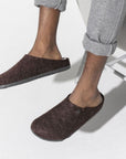 Birkenstock Men's Zermatt Shearling Wool Felt in Mocha