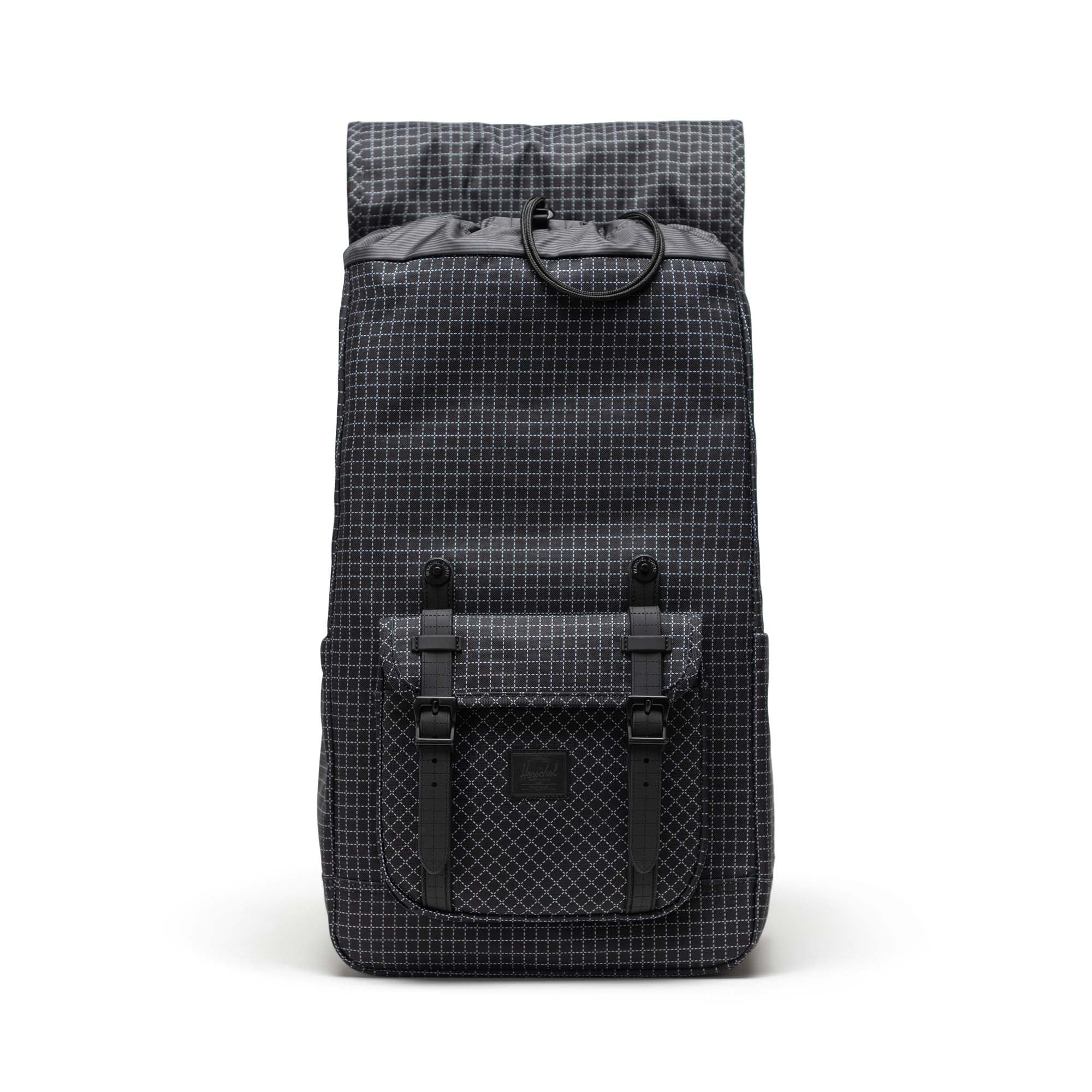 Herschel Little America Backpack in Grid - Black