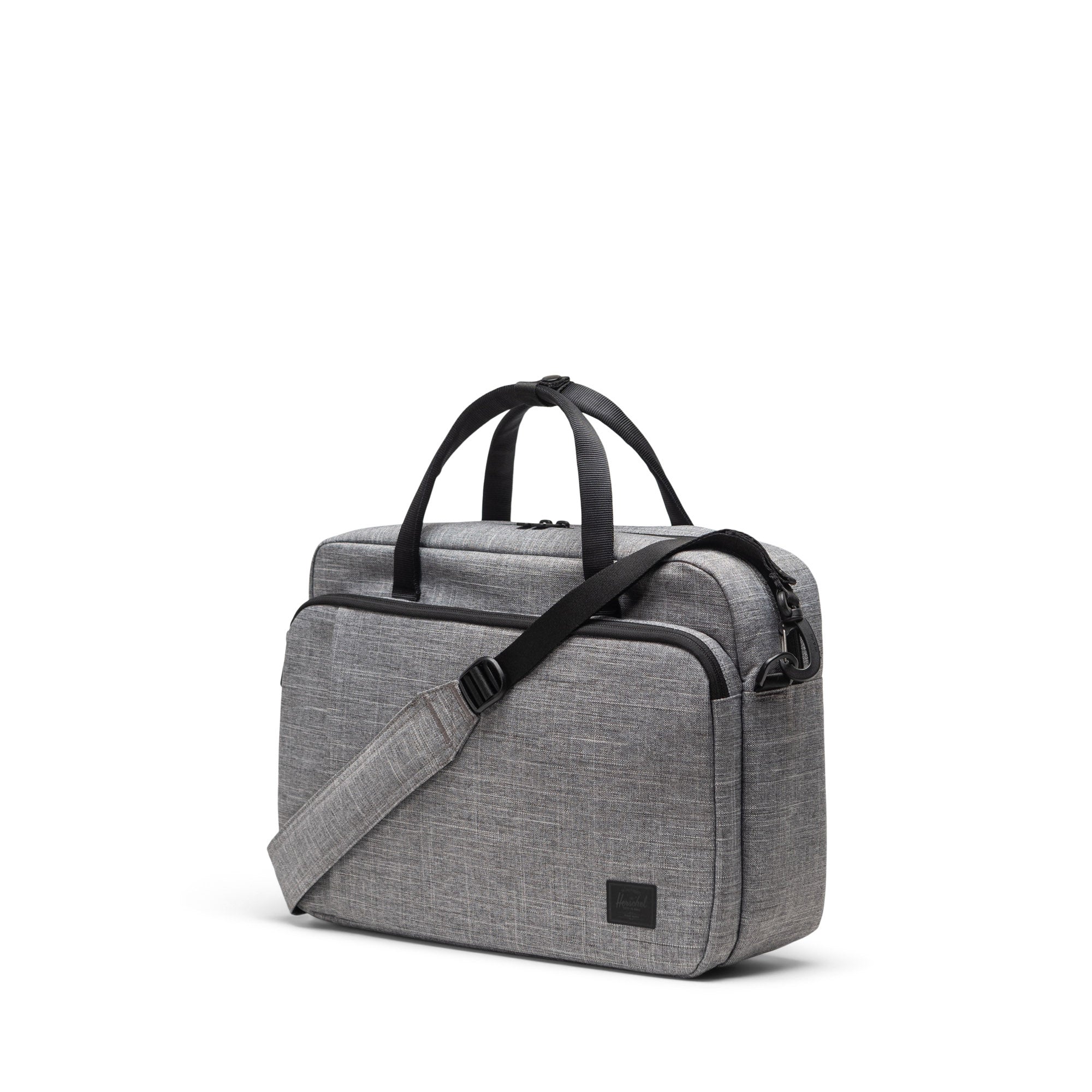 Herschel Tech Gibson Messenger in Raven Crosshatch