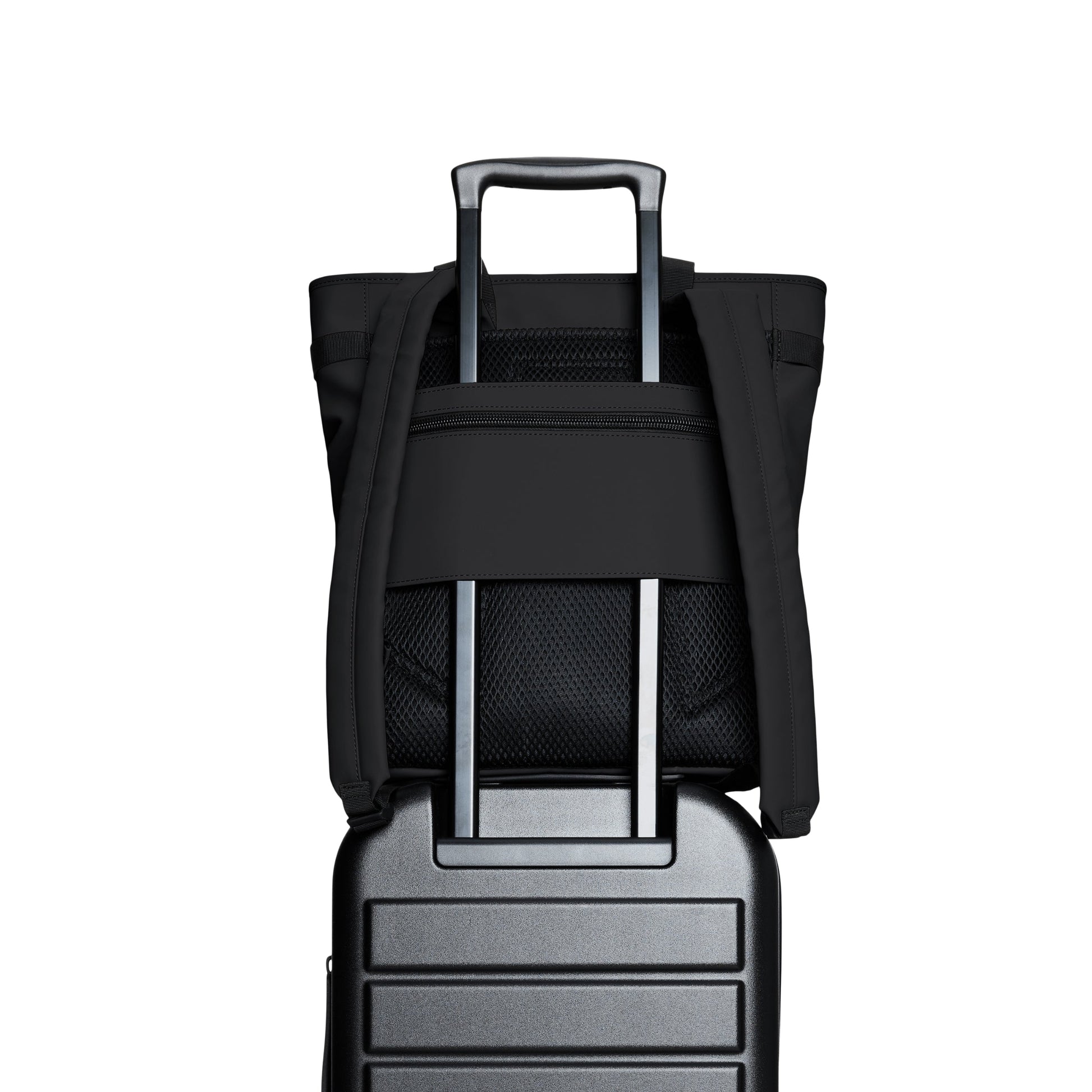 Rains Texel Tote Backpack in Black