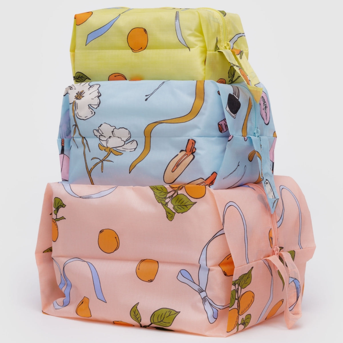 Baggu 3D Zip Set in Get Ready With Me