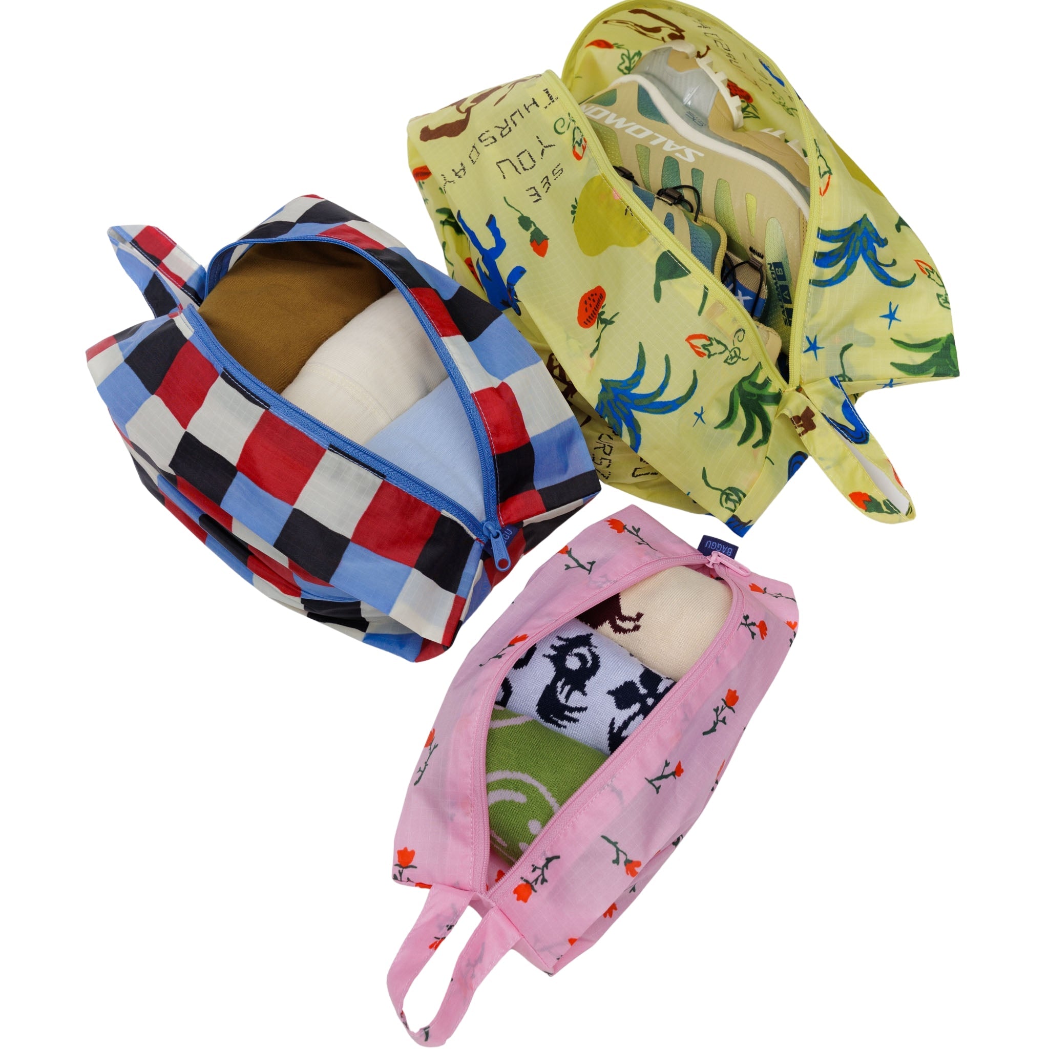 Baggu 3D Zip Set in Painted Prairie