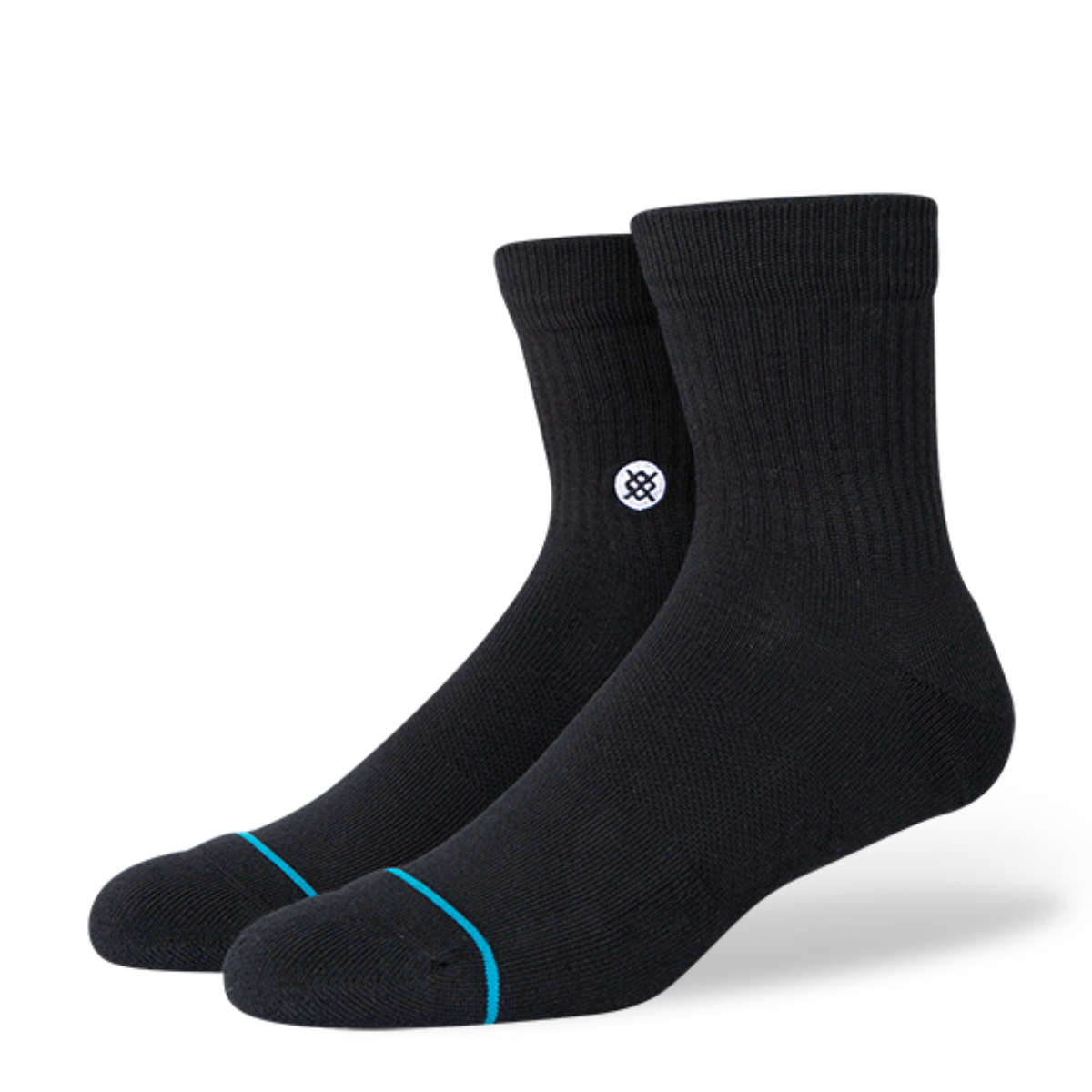 Stance Icon Quarter Socks 3 Pack in Black