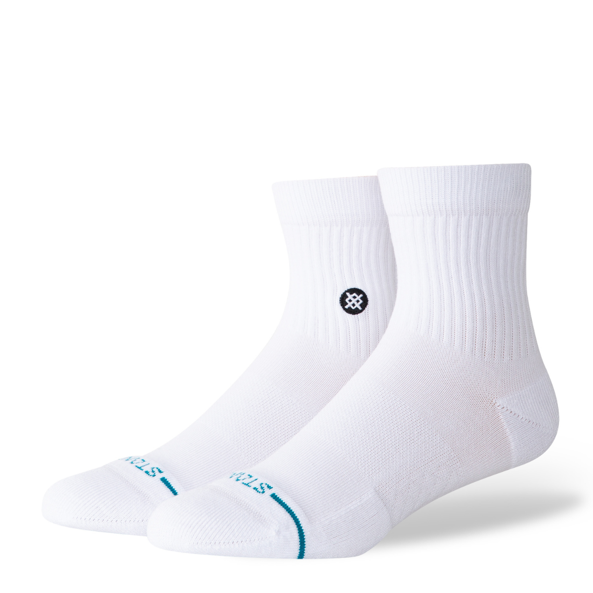 Stance Icon Quarter Socks 3 Pack in White