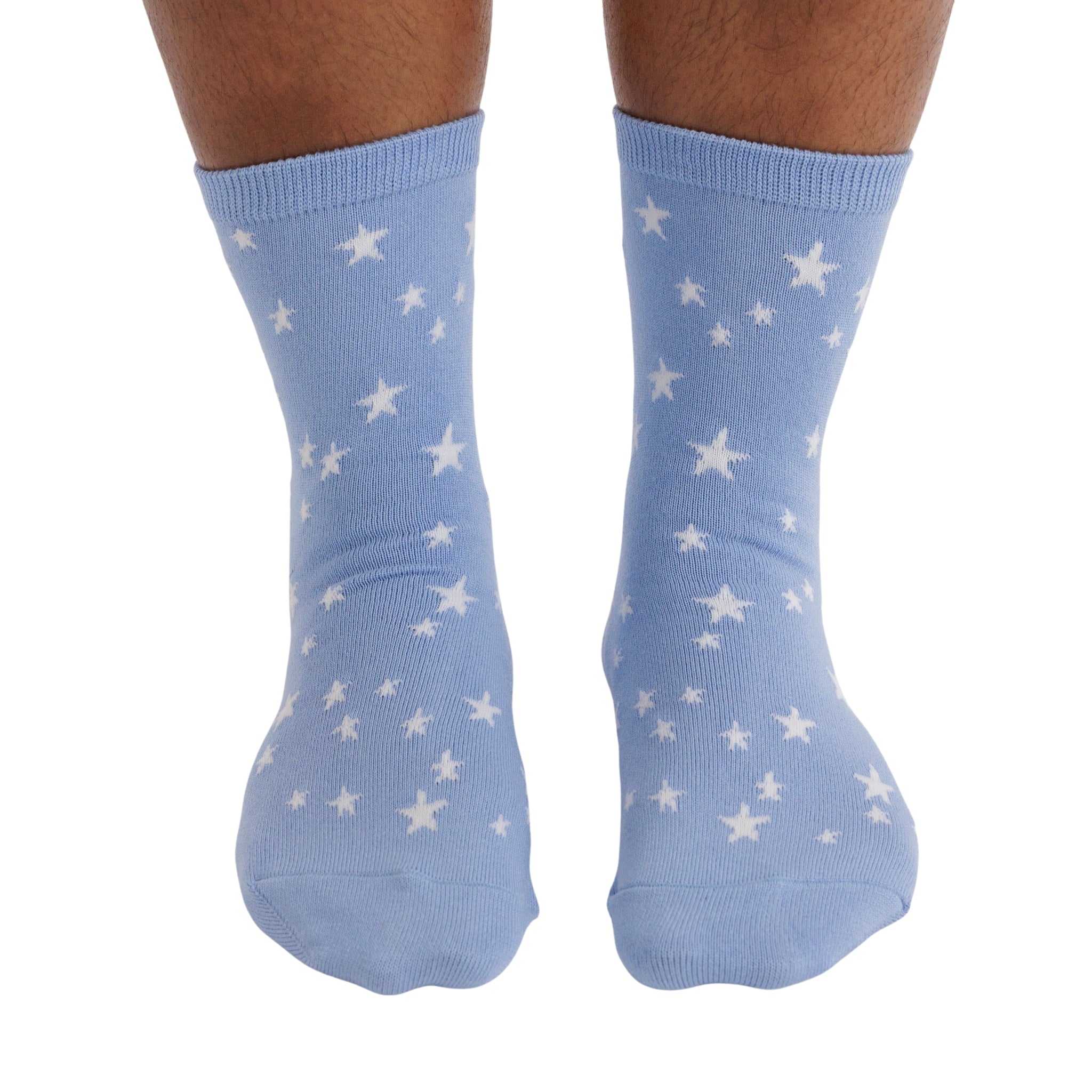 Baggu Crew Sock in Blue Star