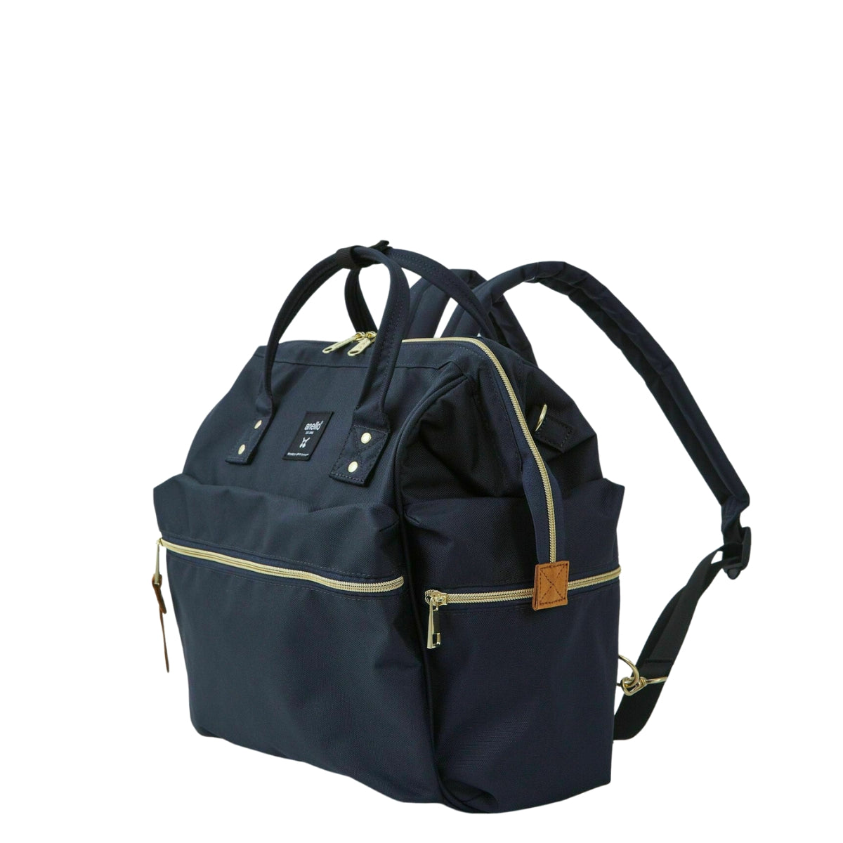Anello Cross Bottle 3 Way Backpack in Navy
