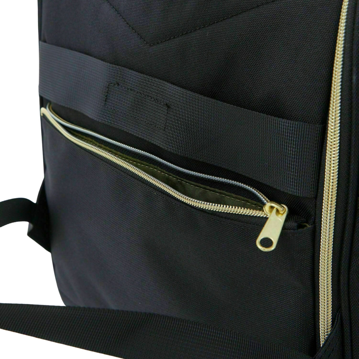Anello Cross Bottle Backpack Large in Black