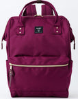 Anello Cross Bottle Backpack Large in Dark Burgundy