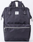 Anello Cross Bottle Backpack Large in Dark Grey