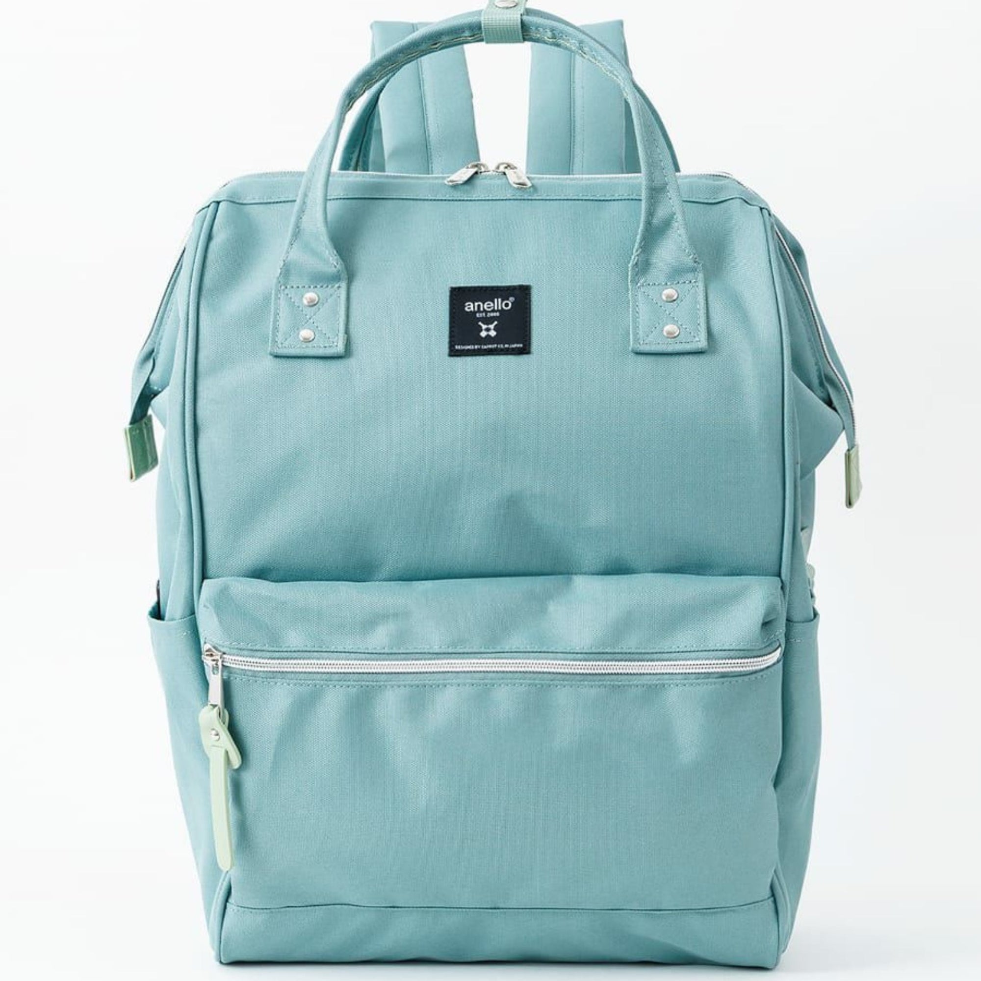 Anello Cross Bottle Backpack Large in Mint Green