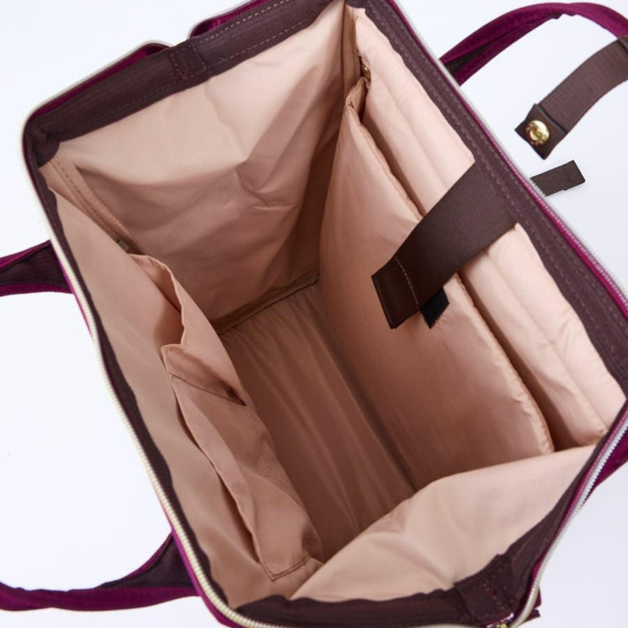 Anello Cross Bottle Backpack Large in Dark Burgundy