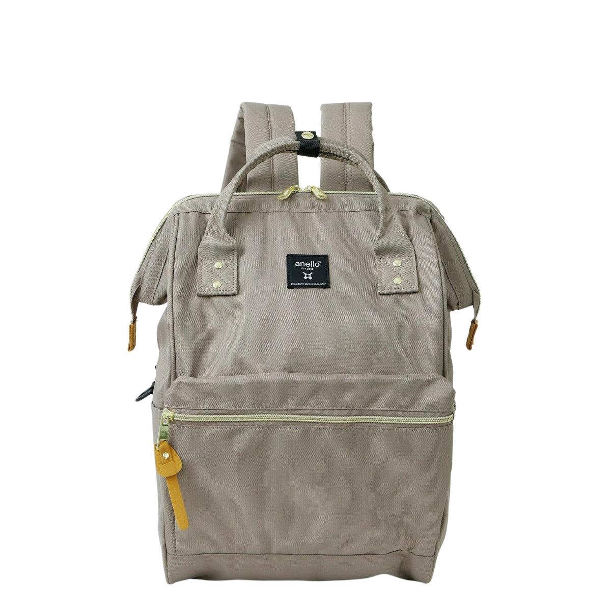 Anello Cross Bottle Backpack Regular in Grey Beige