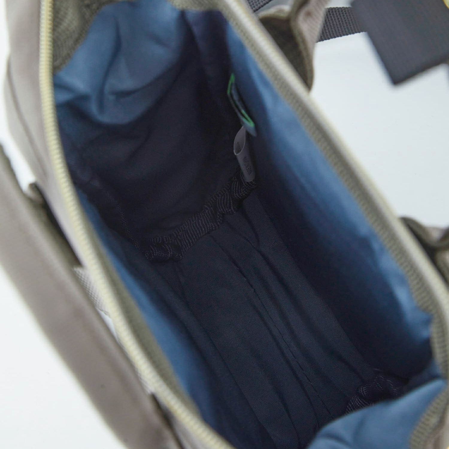 Anello Cross Bottle Nano Bag in Grey Beige