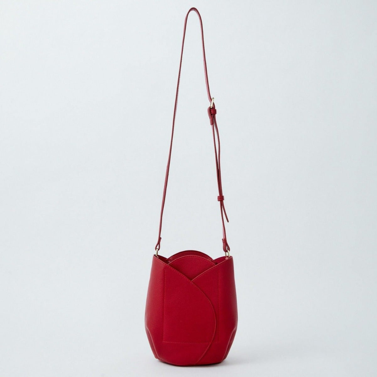 Anello Legato Tulip Mini Shoulder Bag in Red