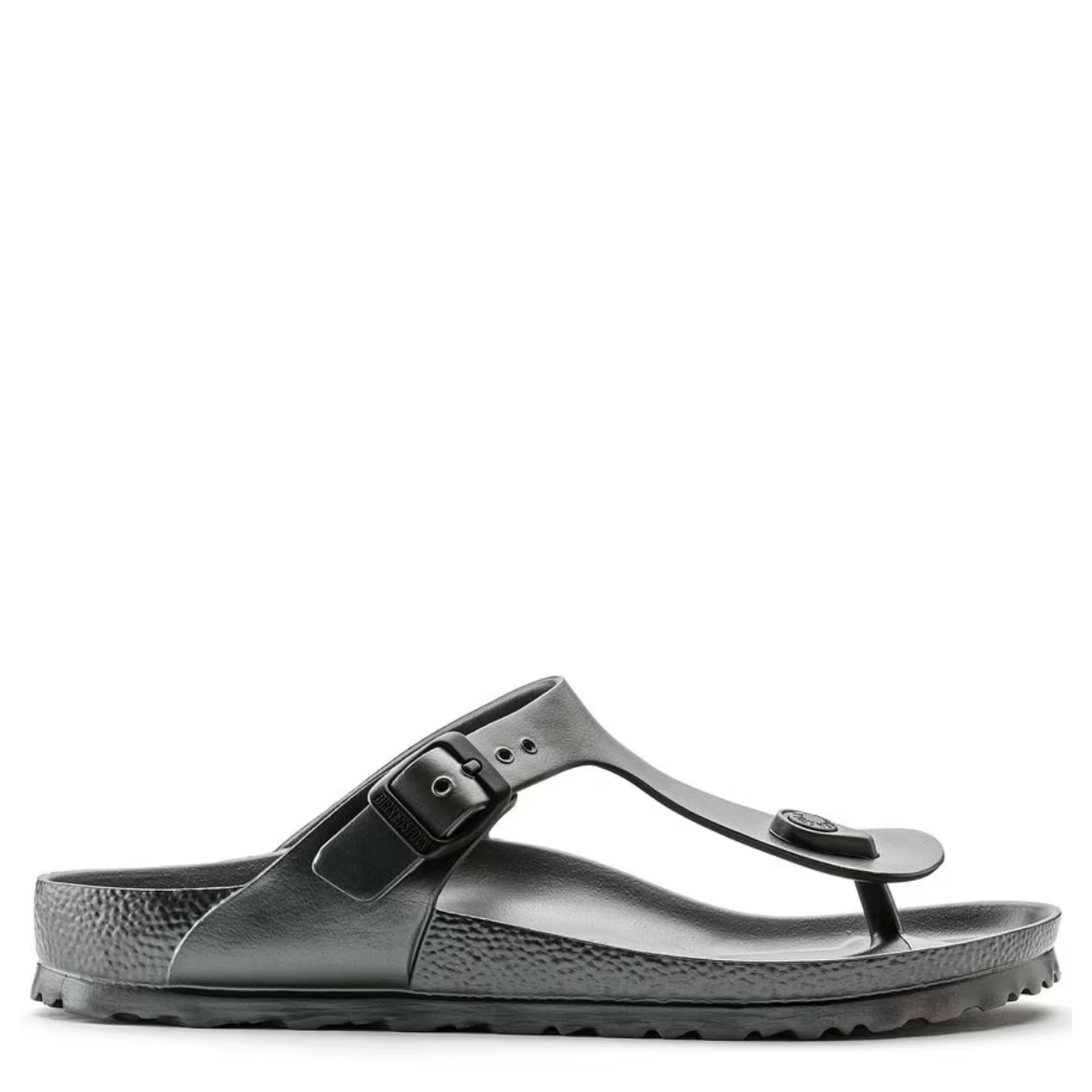 Birkenstock Women's Gizeh EVA in Metallic Anthracite