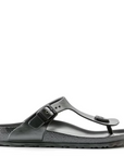 Birkenstock Women's Gizeh EVA in Metallic Anthracite