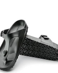 Birkenstock Women's Gizeh EVA in Metallic Anthracite