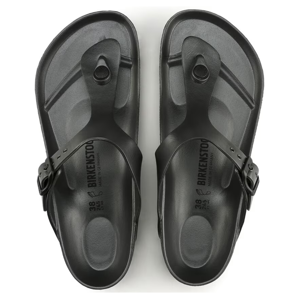 Birkenstock Women's Gizeh EVA in Metallic Anthracite