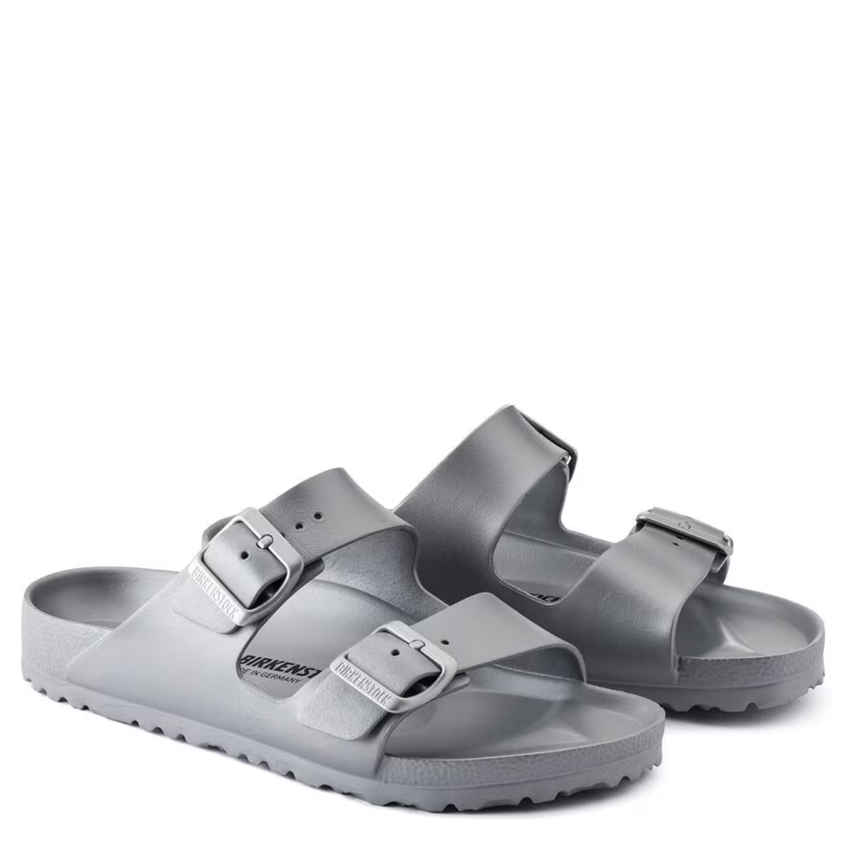 Birkenstock Women's Arizona EVA in Metallic Silver