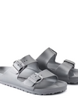 Birkenstock Women's Arizona EVA in Metallic Silver
