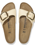 Birkenstock Women's Madrid Big Buckle Raffia Textile in Naturale