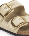 Birkenstock Women's Arizona Big Buckle Raffia Textile in Naturale