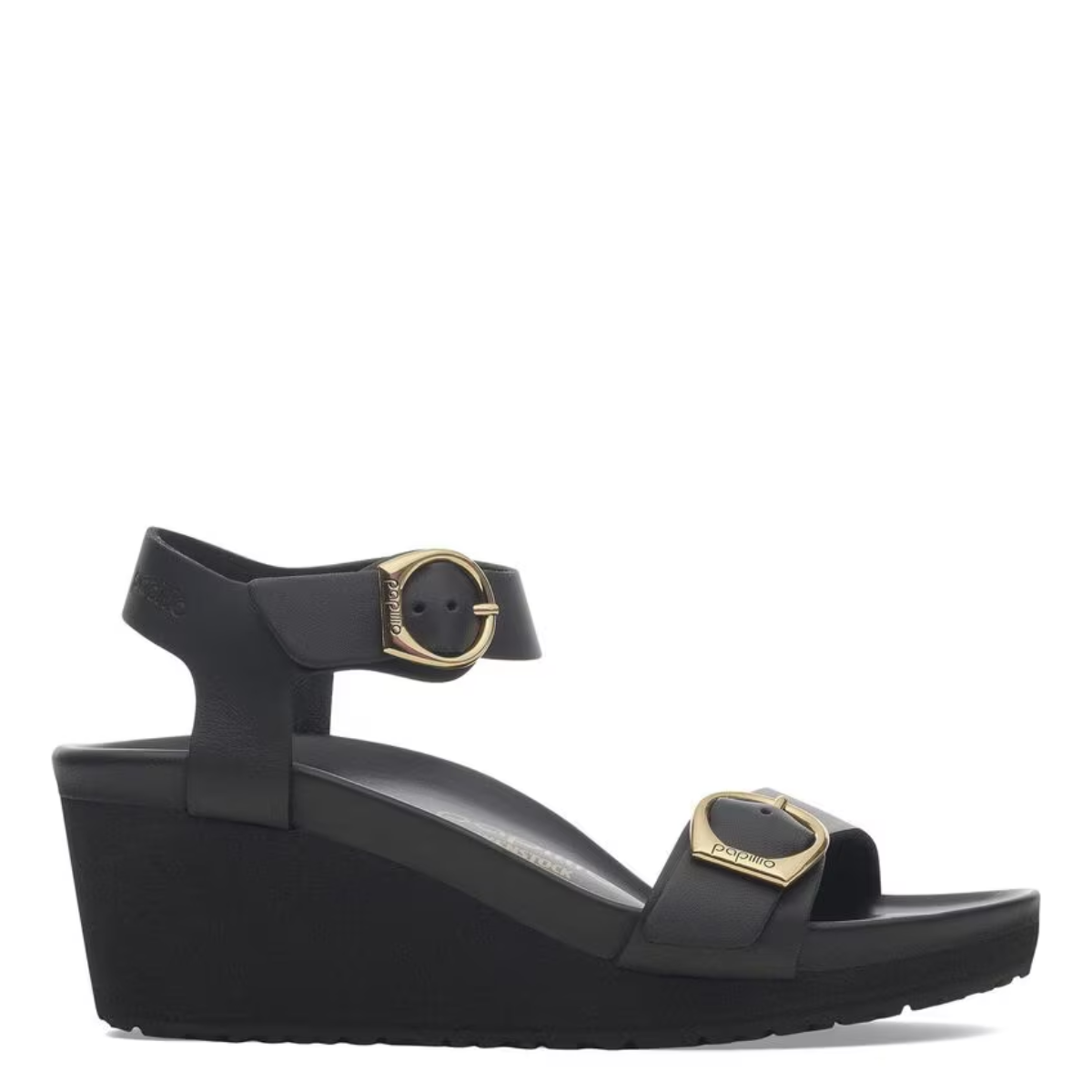 Birkenstock Women's Soley Ring-Buckle Leather in Black
