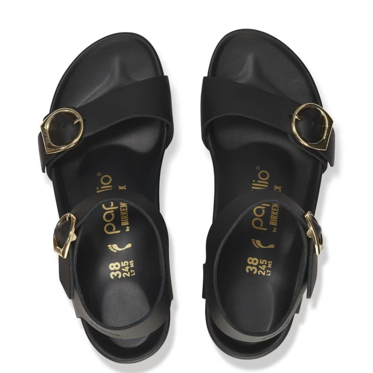 Birkenstock Women's Soley Ring-Buckle Leather in Black