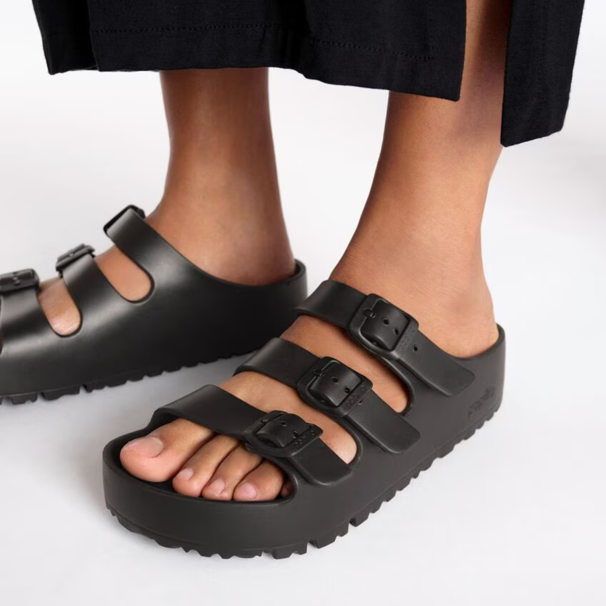 Birkenstock Women's Florida Flex Platform EVA in Black