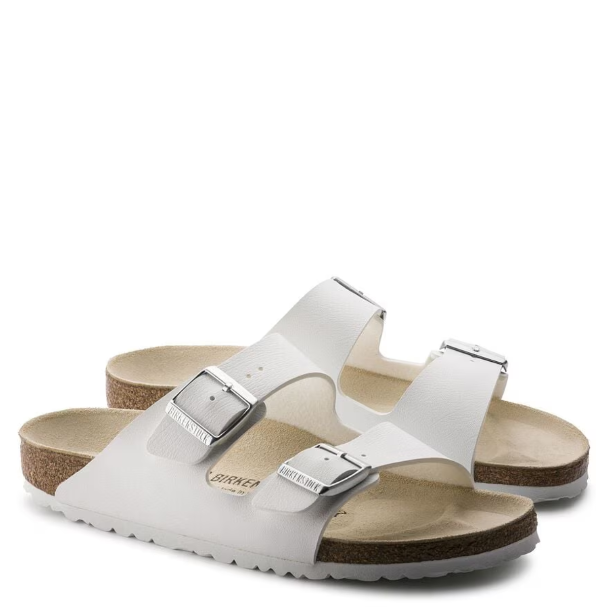 Birkenstock Arizona Birko-Flor in White