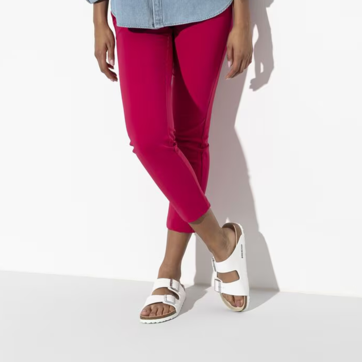 Birkenstock Arizona Birko-Flor in White