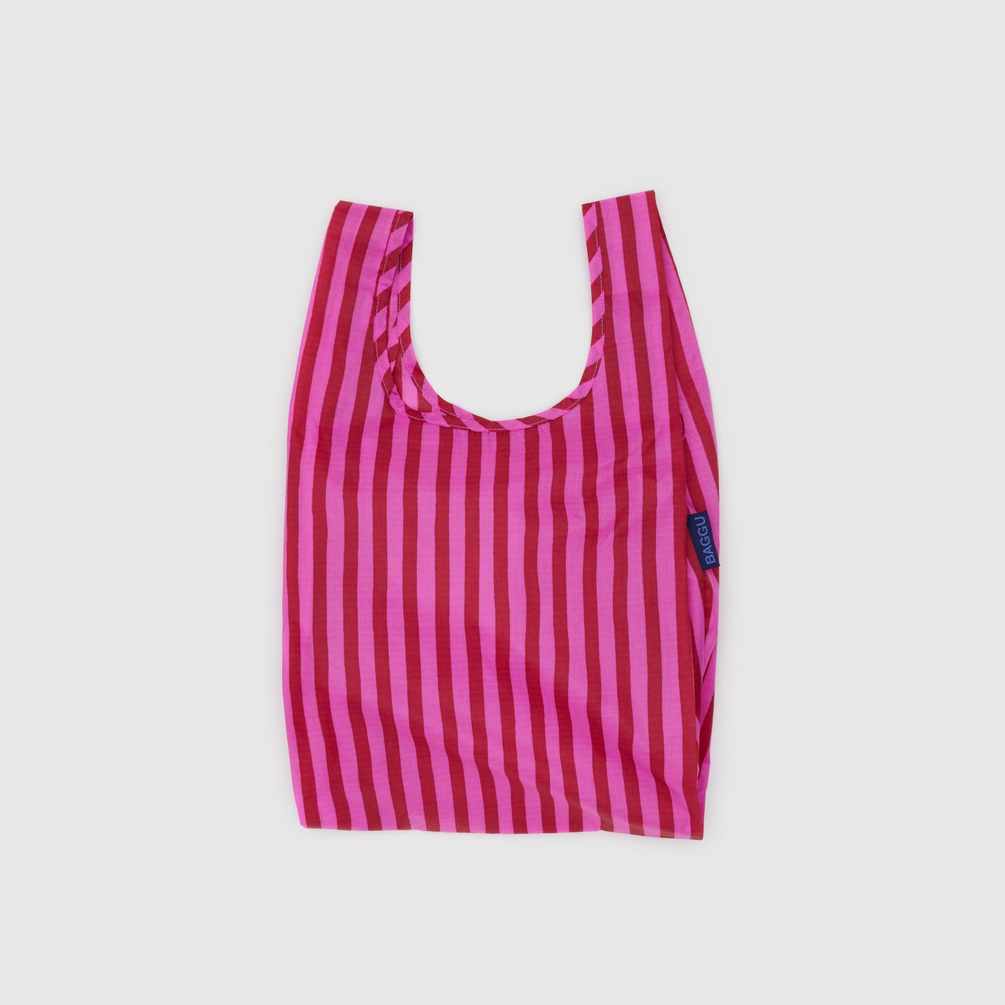 Baggu Baby Baggu in Pink & Red Painted Stripe