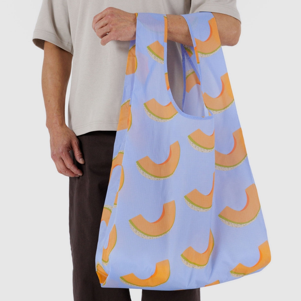 Baggu Big Baggu in Cantaloupe Blue