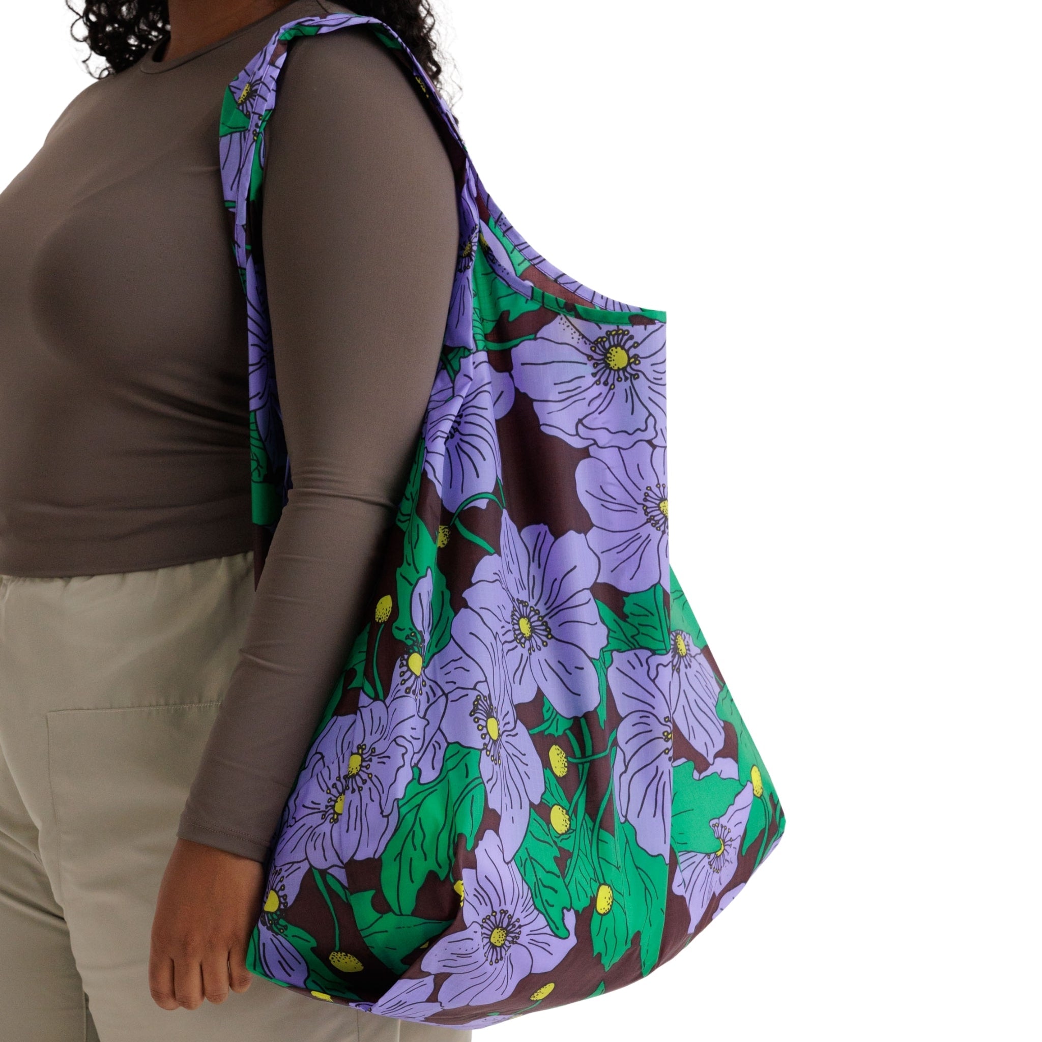 Baggu Big Baggu in Maroon Poppy