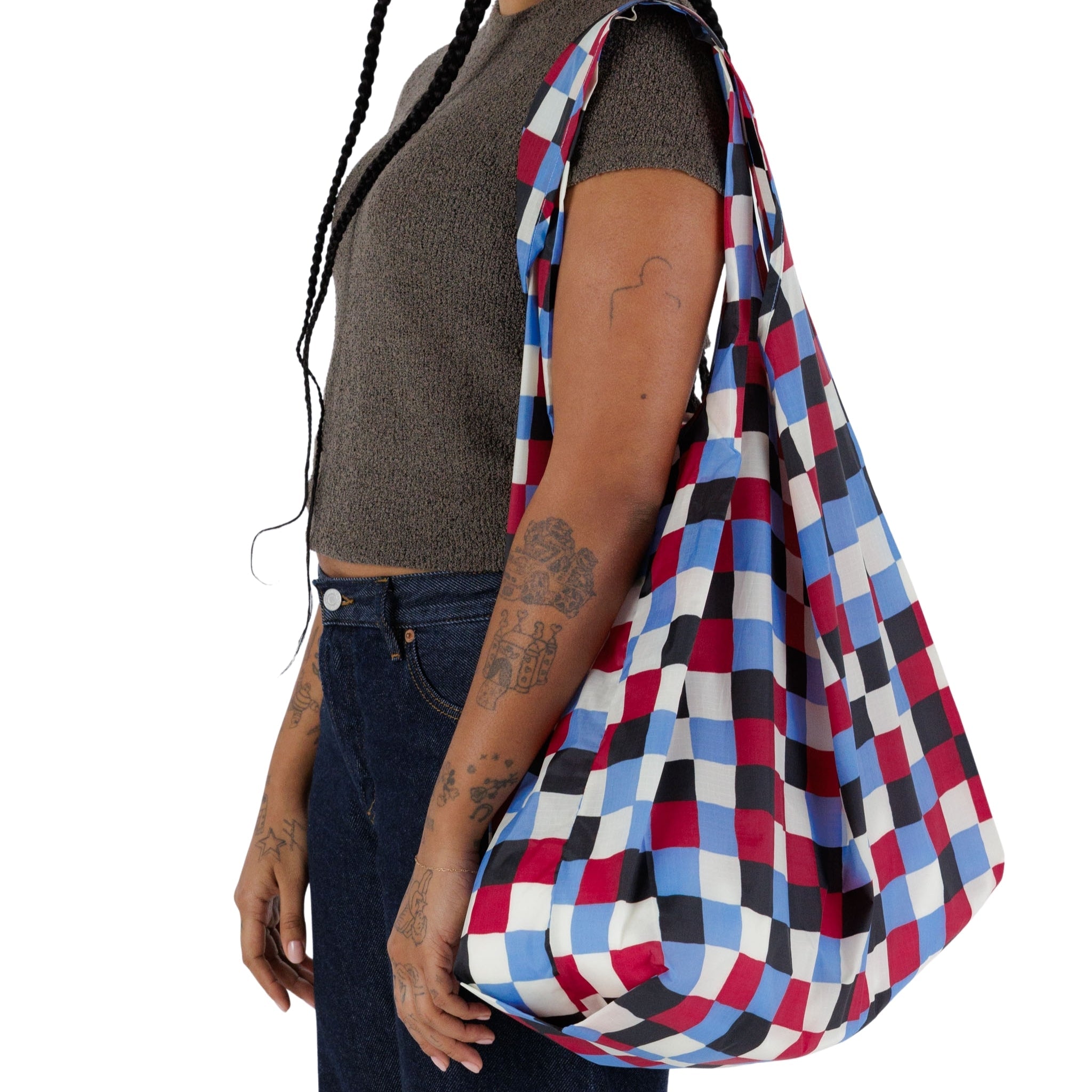 Baggu Big Baggu in Painted Check