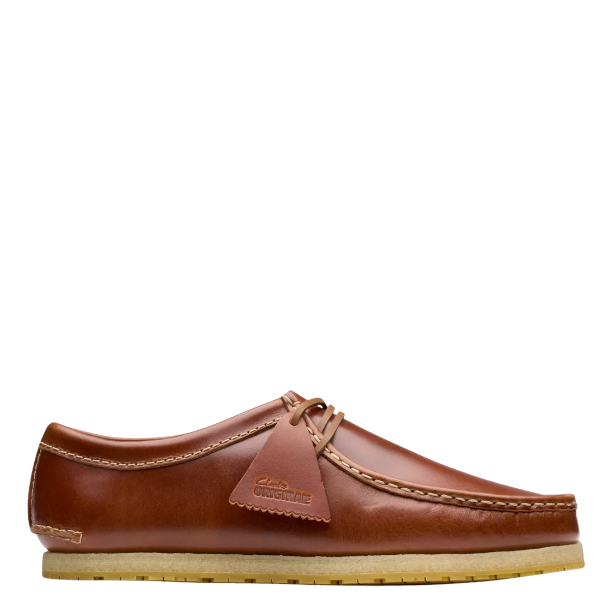 Clarks Men's Godney Lace in Brown Leather