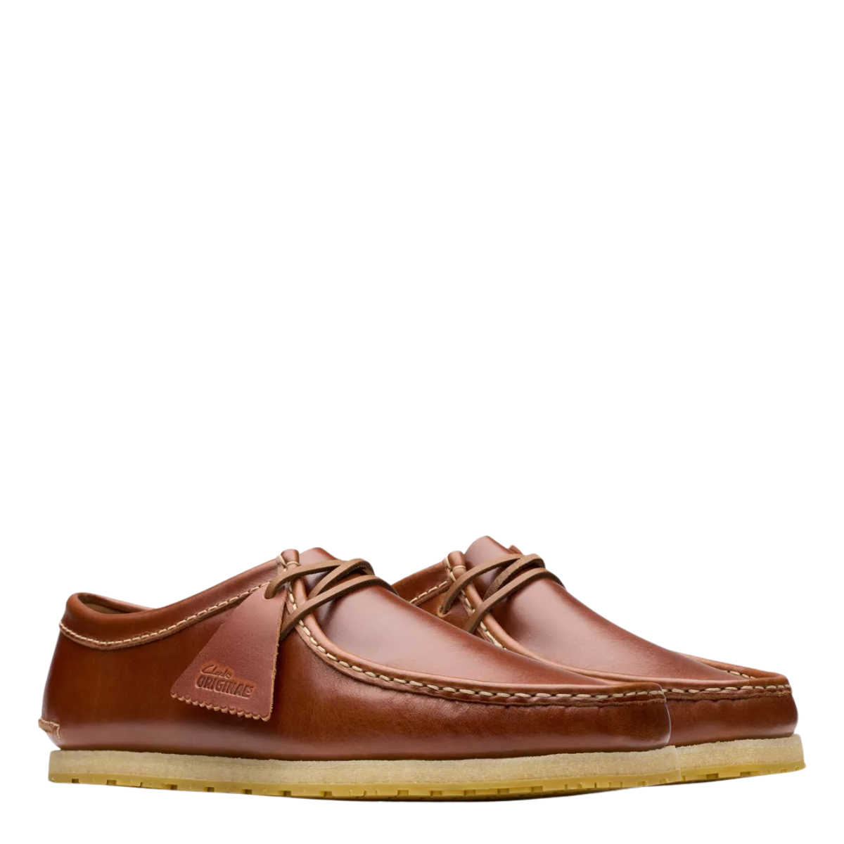 Clarks Men's Godney Lace in Brown Leather