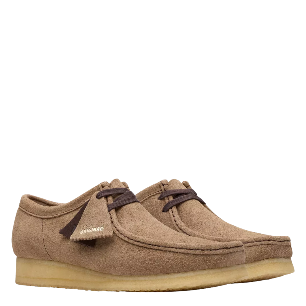 Clarks Men's Wallabee in Wolf Suede