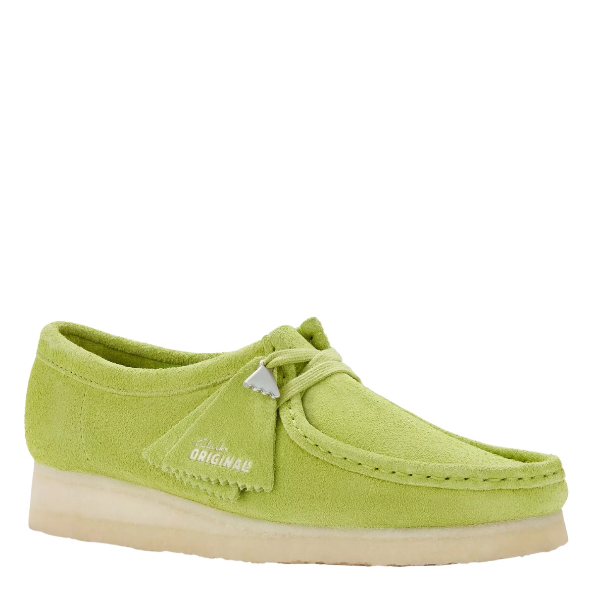 Clarks Men's Wallabee in Lime Suede