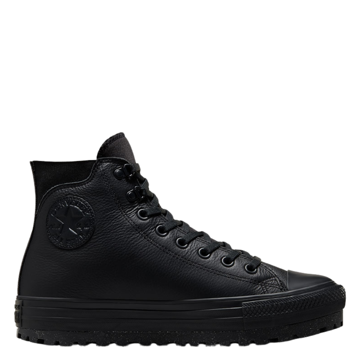 Converse Women's Chuck Taylor All Star City Trek Waterproof Boot High Top in Black/Black/Black