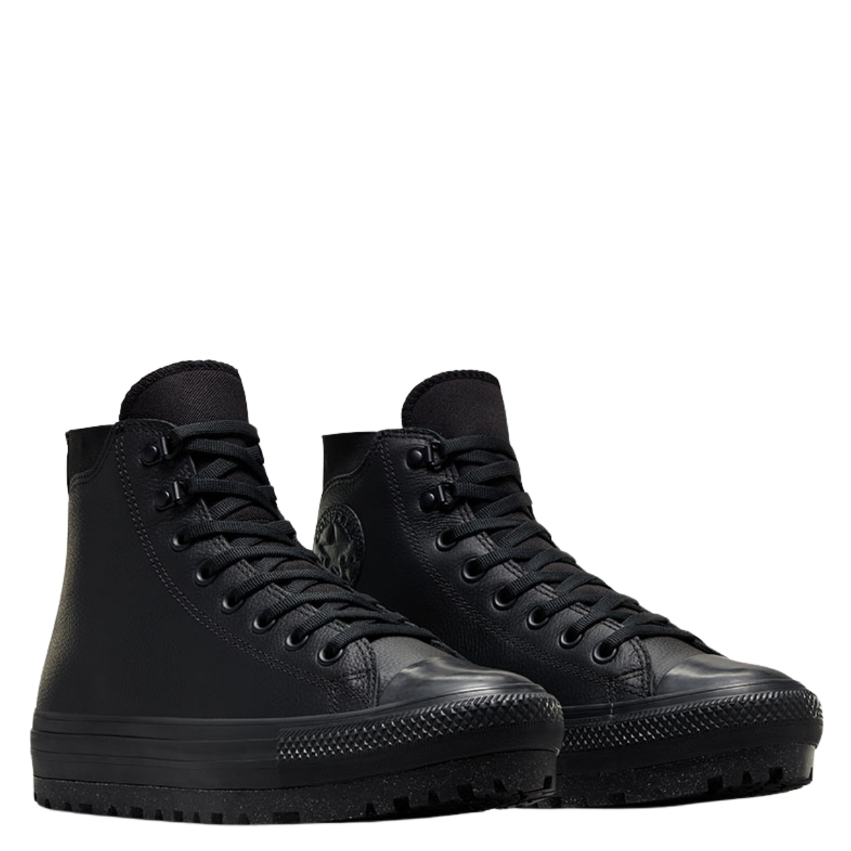 Converse Women's Chuck Taylor All Star City Trek Waterproof Boot High Top in Black/Black/Black