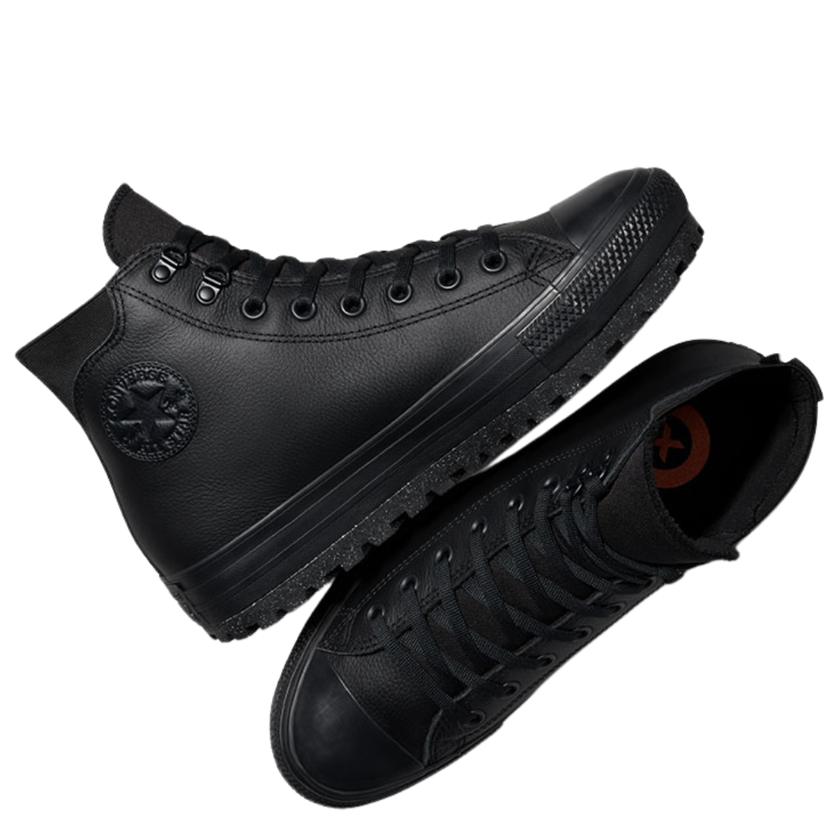 Converse Women's Chuck Taylor All Star City Trek Waterproof Boot High Top in Black/Black/Black