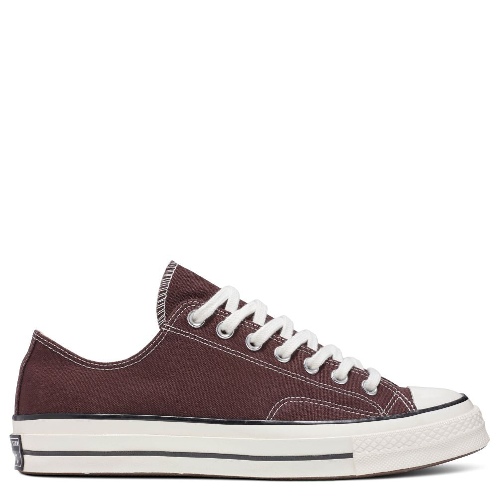 Converse Women's Chuck 70 Low Top in Dark Root/Egret/Black