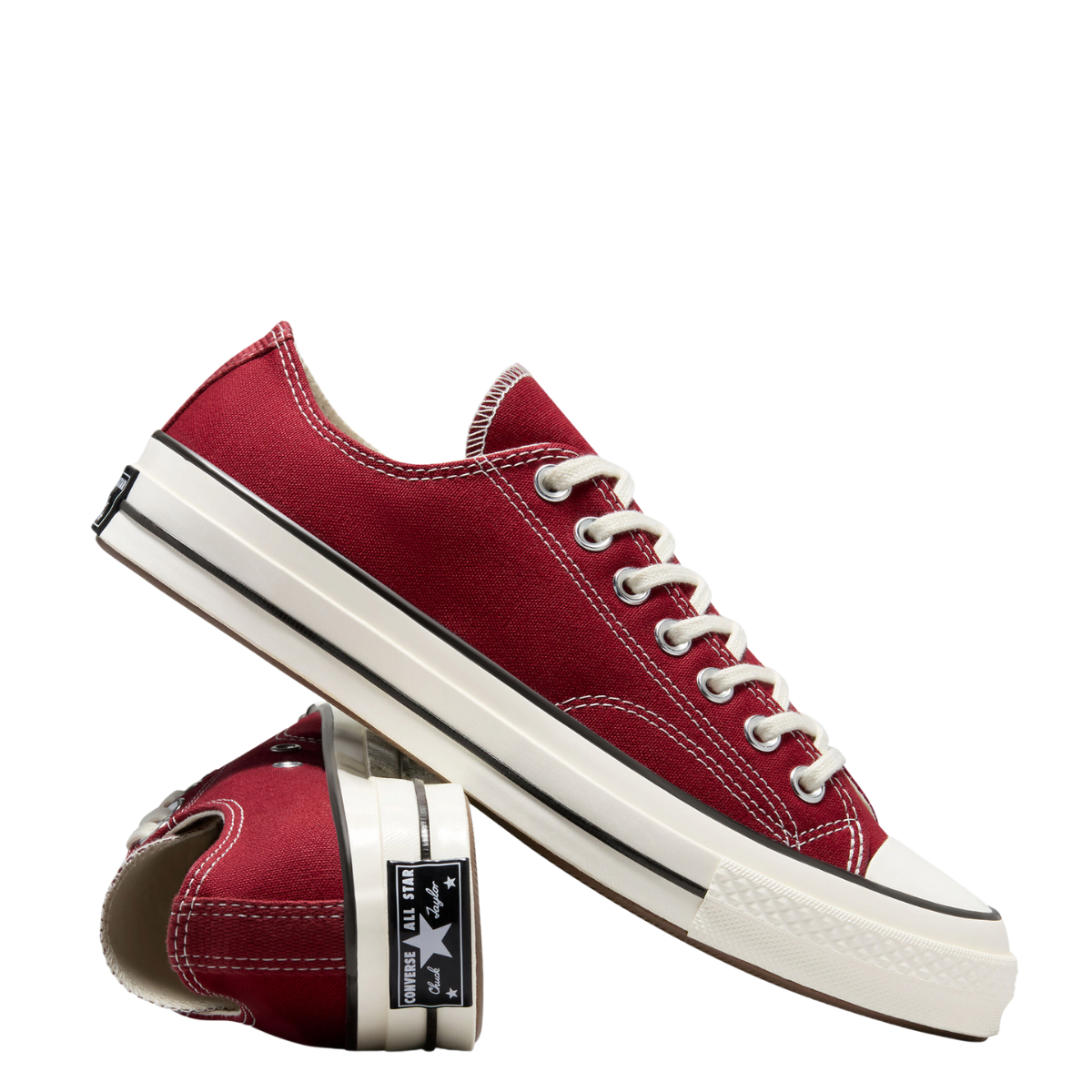 Converse Chuck 70 Low Top in Park Red/Egret/Black