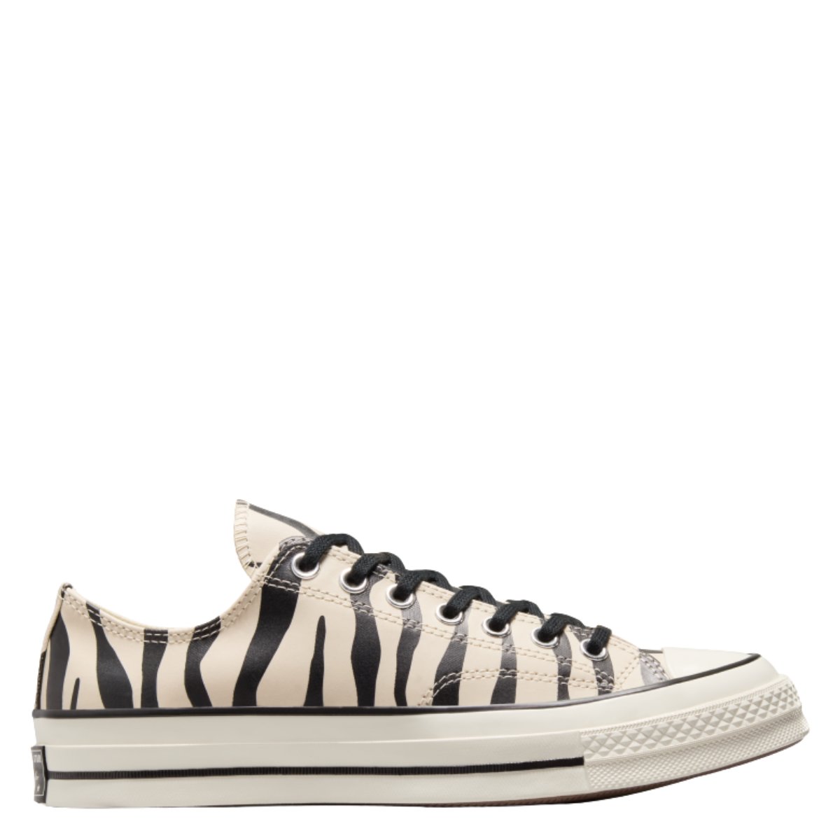 Converse Chuck 70 Glow-In-The-Dark Zebra Print Low Top in Light Dune/Black/Egret