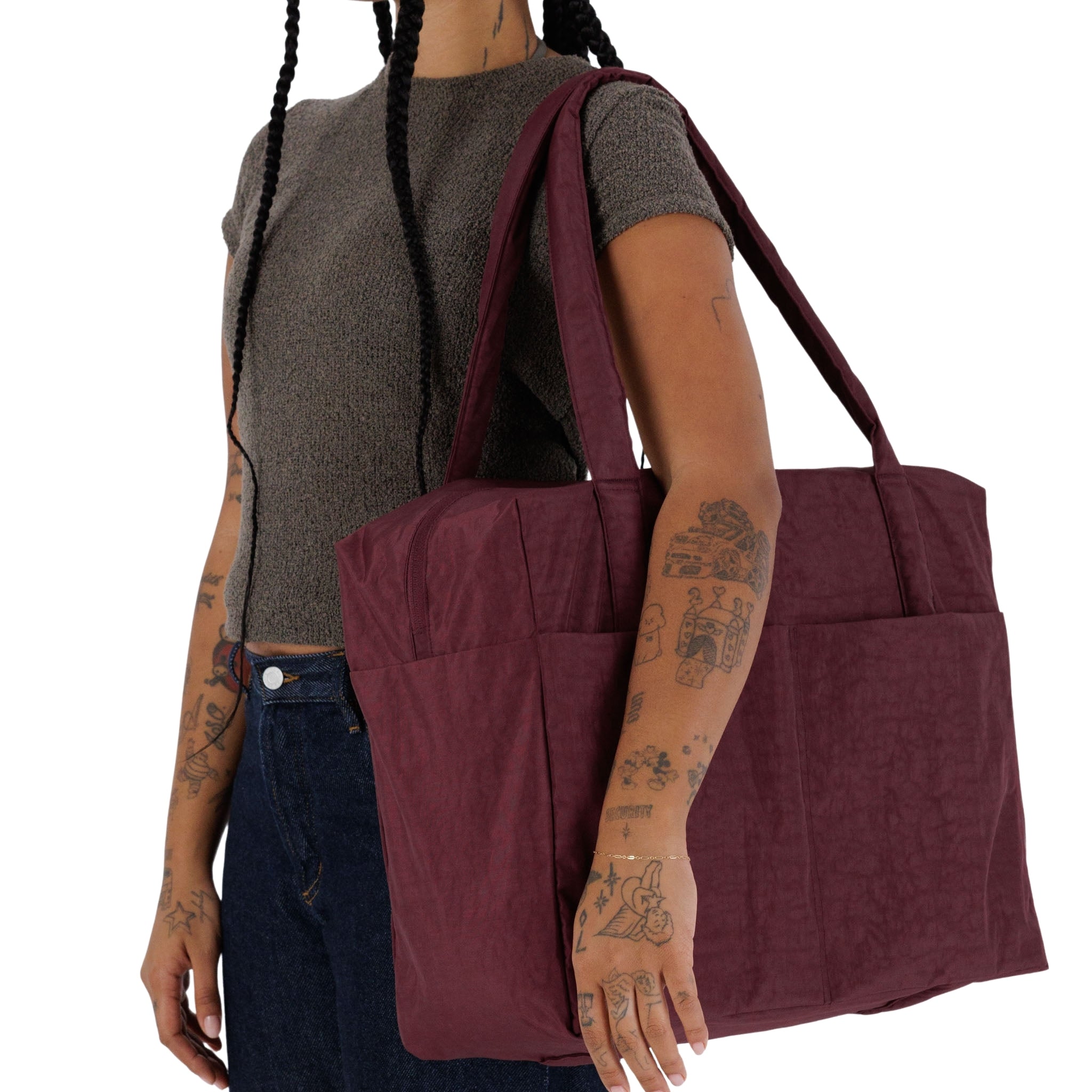 Baggu Cloud Carry-On in Mahogany