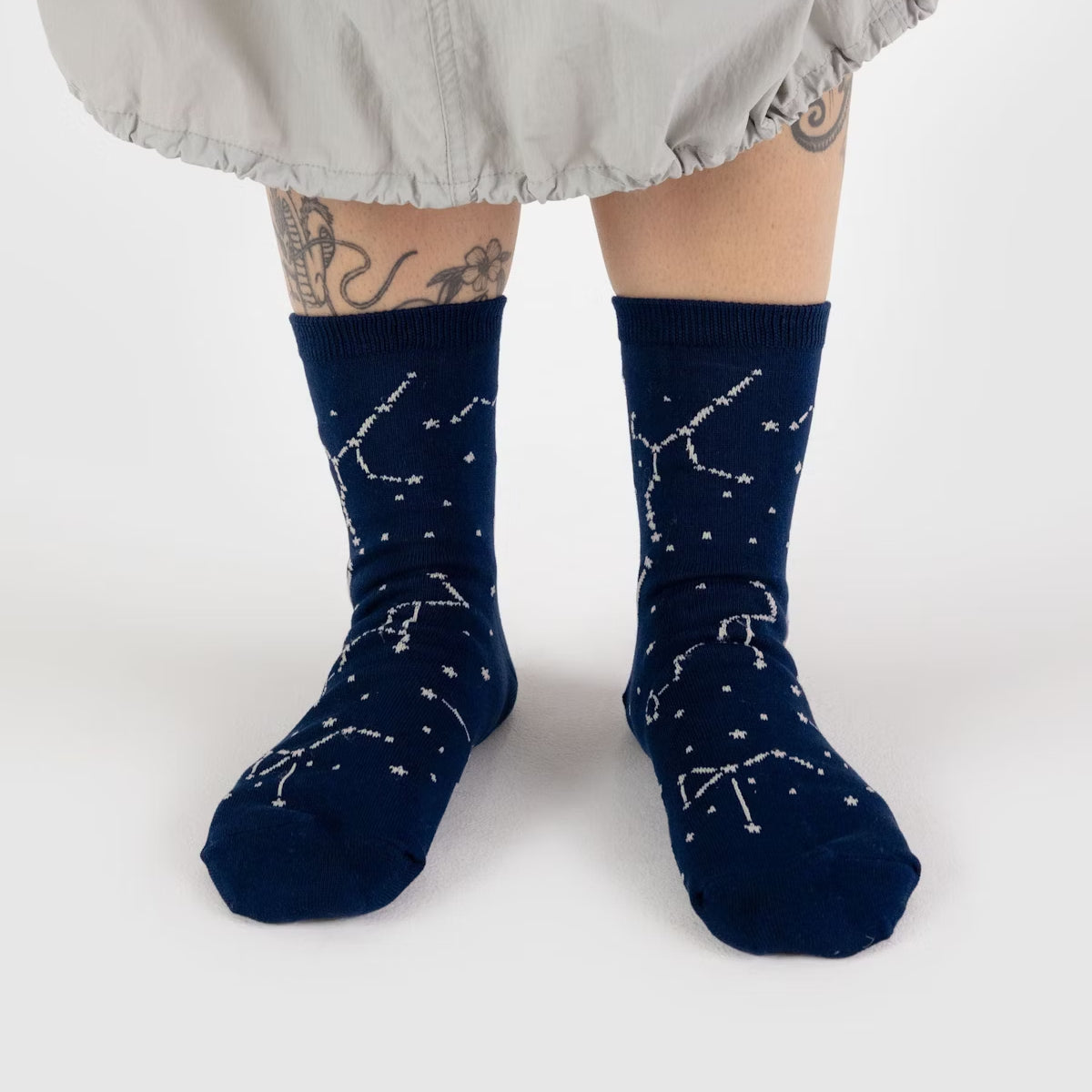 Baggu Crew Sock in Constellation Midnight