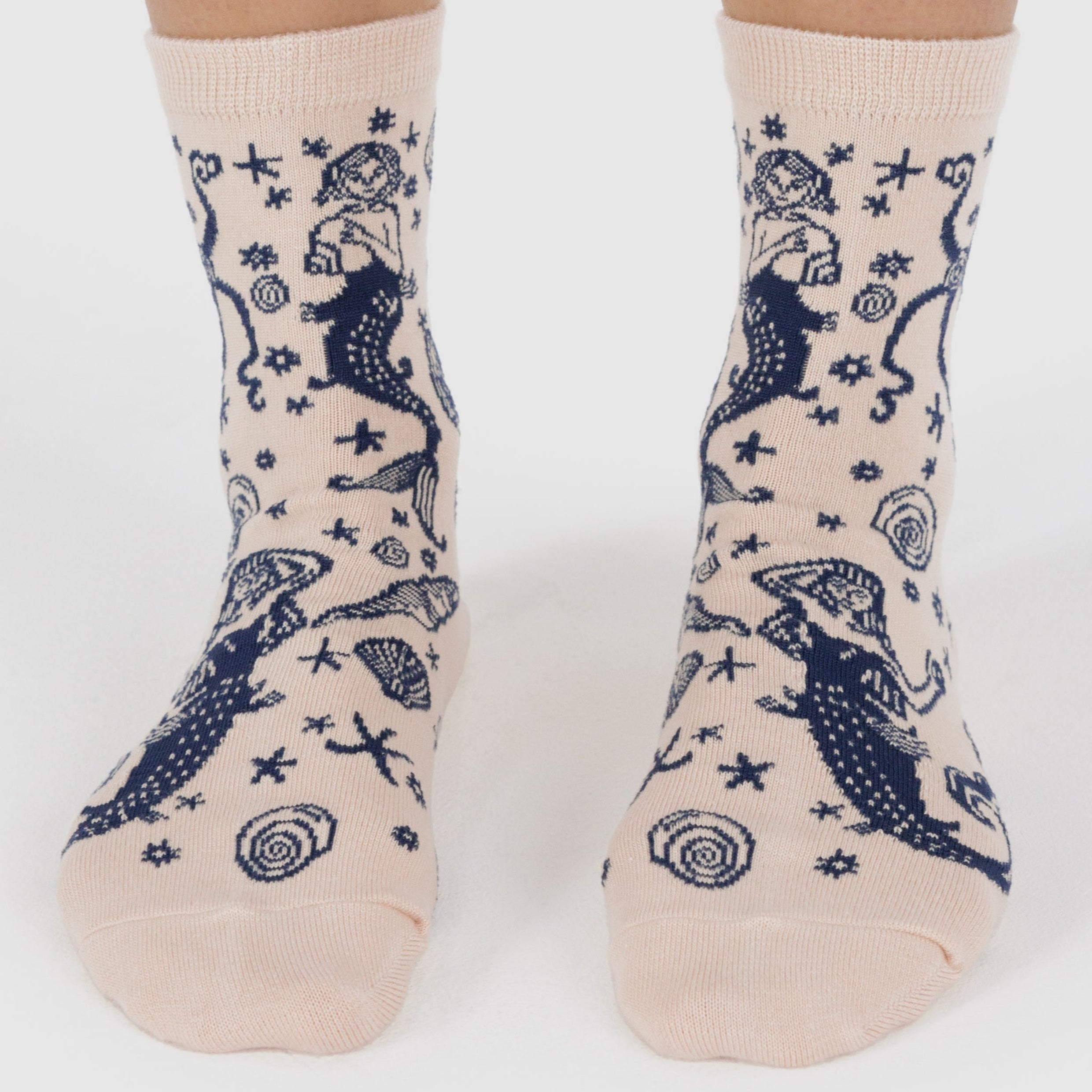 Baggu Crew Sock in Mermaid