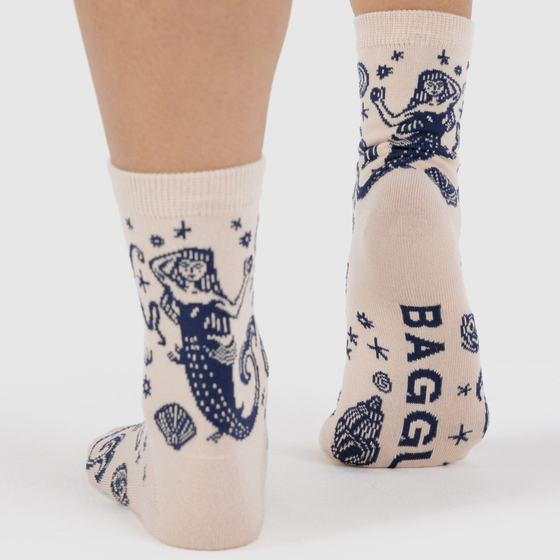 Baggu Crew Sock in Mermaid